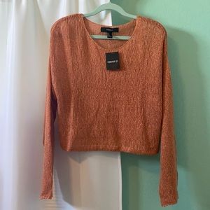 Forever 21 Sweater top/LSLV ginger